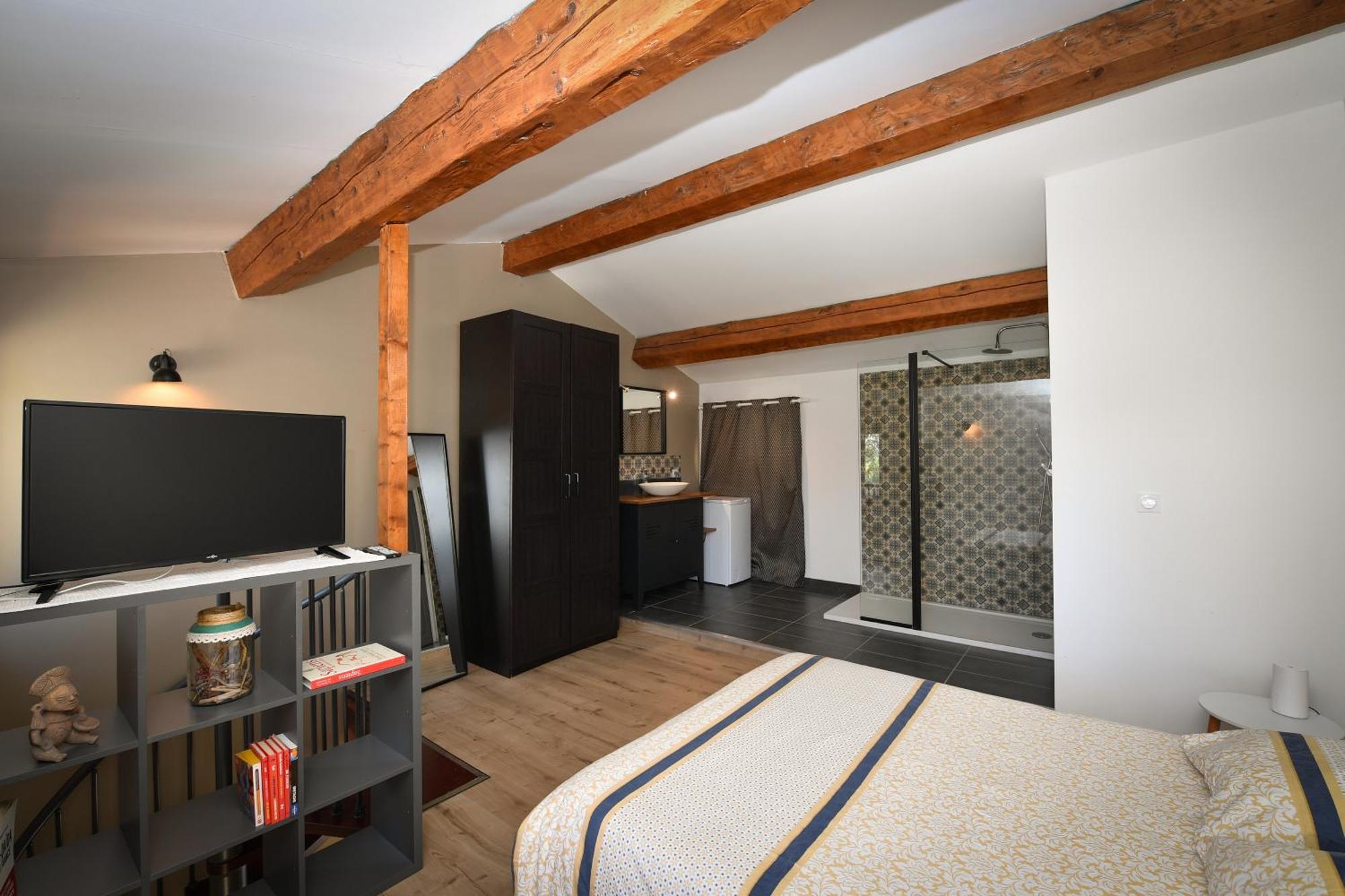 Les Appartements Du Mas Riols Saint-Cyprien  Rum bild